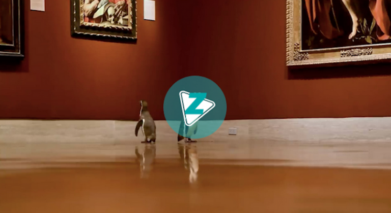 Fartos da quarentena, três pinguins visitaram um museu (e gostaram de Caravaggio)