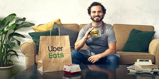 Uber Eats e McDonald’s juntos em campanha assinada pela Partners